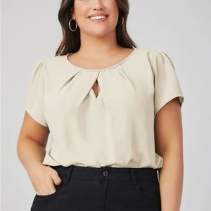 Plus size work nice blouse